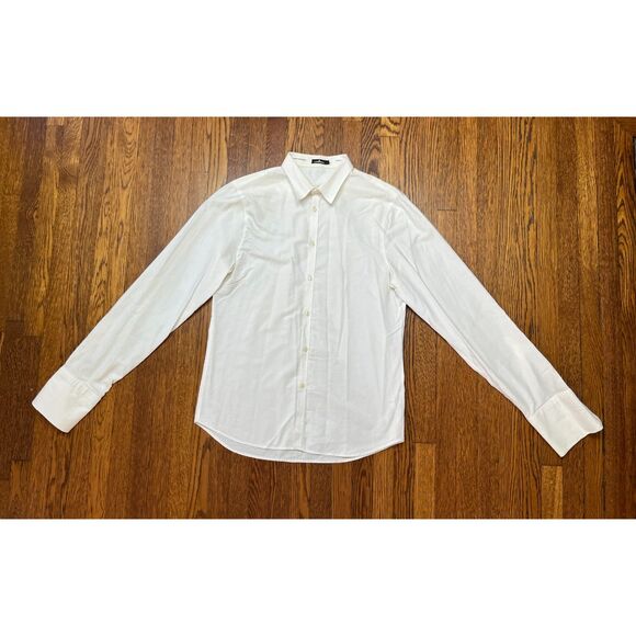 J. LINDEBERG White French Cuff 100% Cotton Button Up Shirt Top  Mens Size Large - Picture 3 of 12